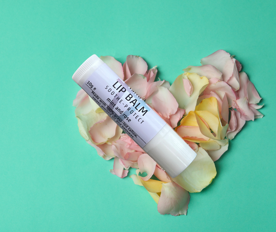 Mint and Rose Lip Balm