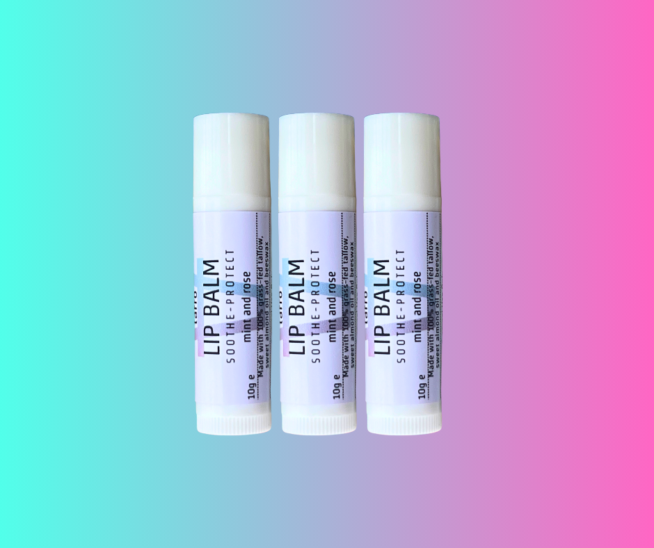 Mint and Rose Lip Balm