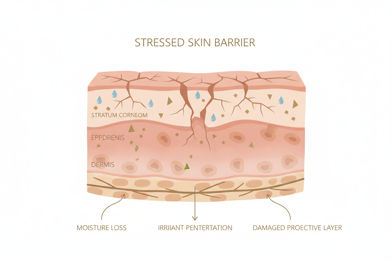 Skin feels sore, overworked, dry, or compromised? A simple guide to barrier support