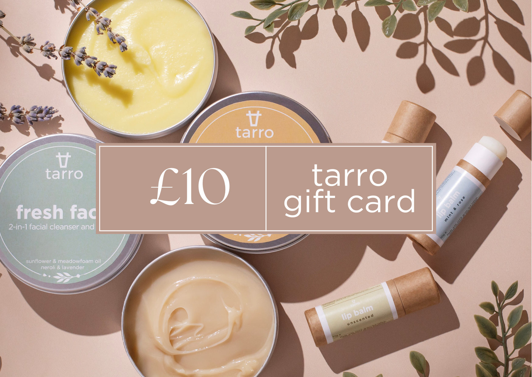 Tarro Skincare Gift Cards